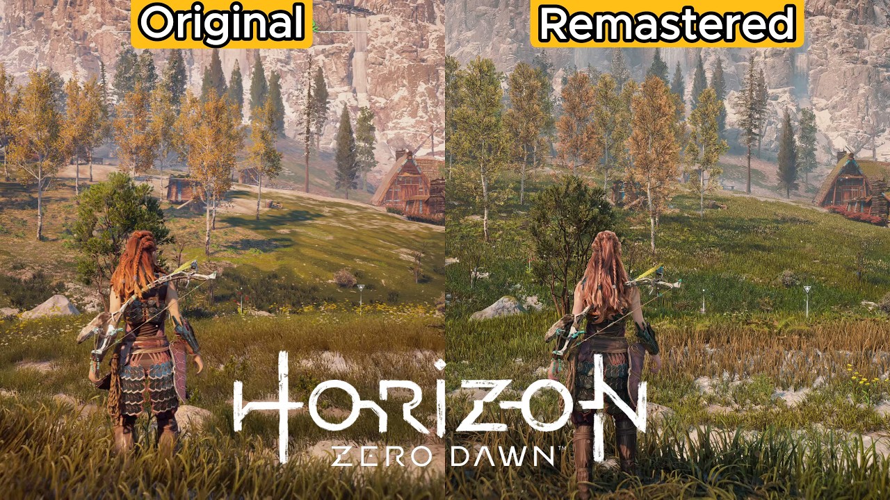 Horizon Zero Dawn Original vs Remastered: Graphics & Physics Comparison 🎮