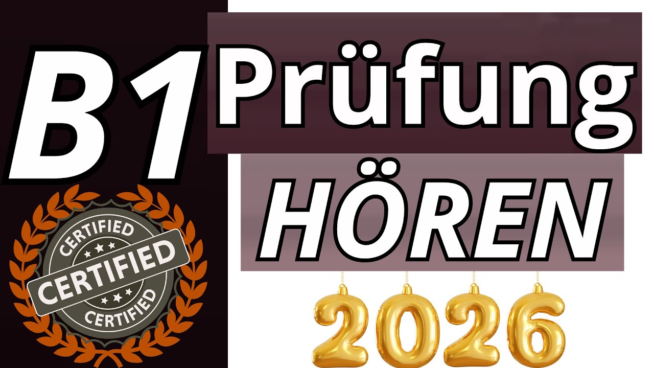 G.A.S.T - B1 Prüfung - Hören Übungssatz - G.A.S.T DTZ 2026 TEST