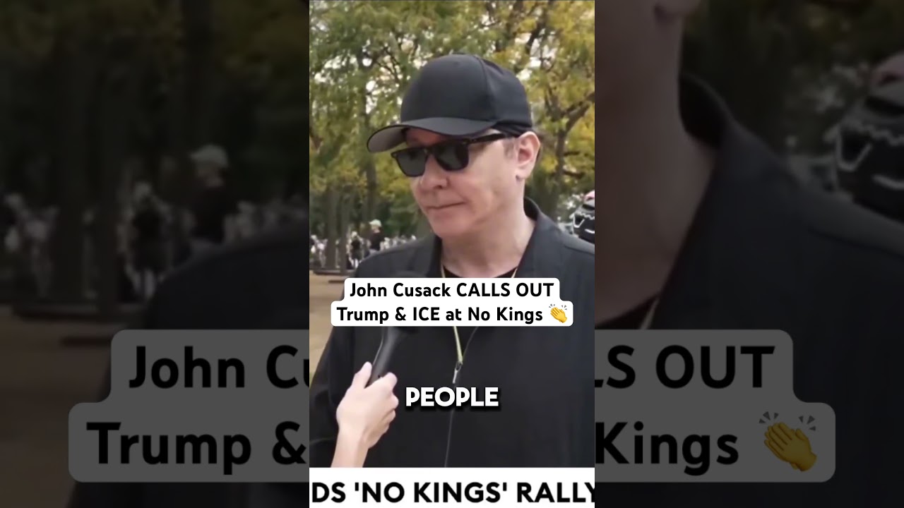 John Cusack Criticizes Trump at No Kings 🎬