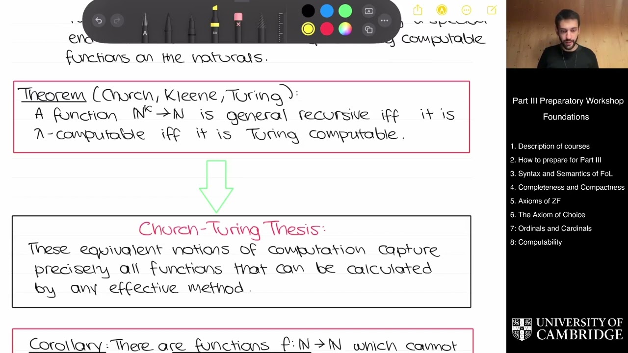 8. Computability Basics | Cambridge Math Workshop 2023