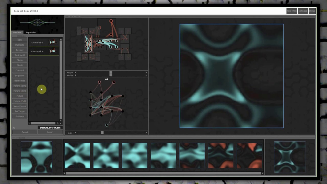 Neuro-Evolution Enhancement: Advanced Cross-Over Operator Demonstration π