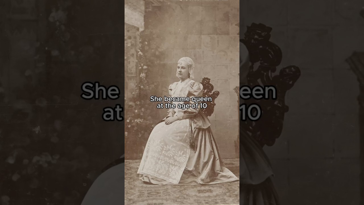 The 10-Year-Old Queen Wilhelmina: The Queen Who Stood Up Against Hitler #historyshorts #ww2