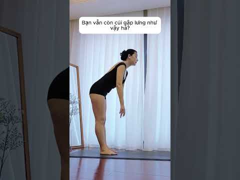 Bài tập gập lưng đơn giản hiệu quả mà chị em nên tập mỗi ngày #yoga #baitapyoga #viralshorts