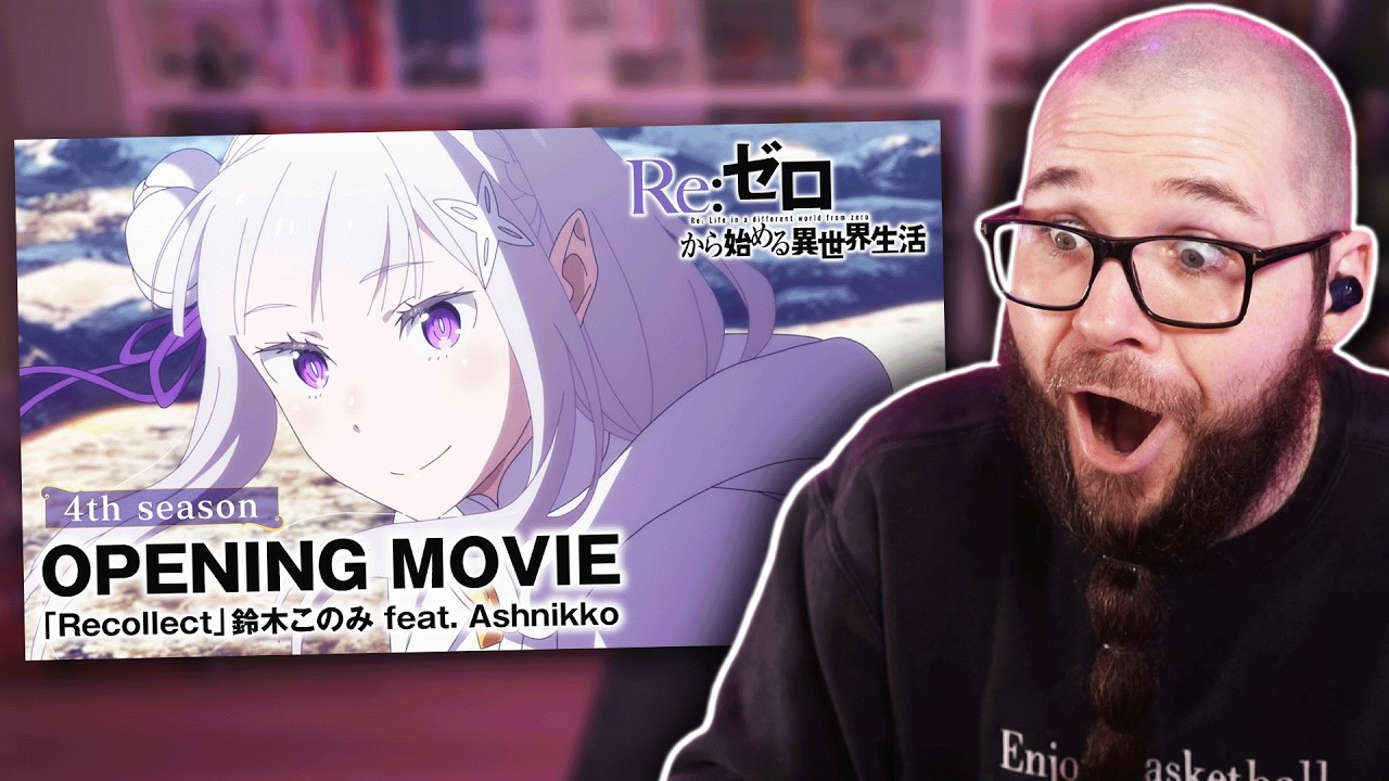 Re:Zero 4th Season Opening 'Recollect' Reaction 🎶