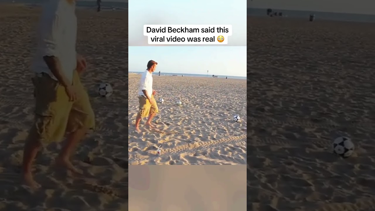 In 2011, David Beckham hit THREE footballs into different trash cans IN A ROW ✨ (via @Pepsi/IG)