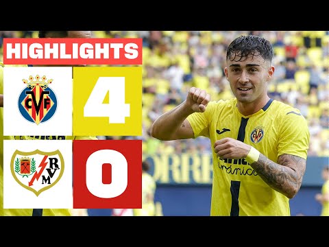VILLARREAL CF 4 - 0 RAYO VALLECANO | RESUMEN LALIGA EA SPORTS