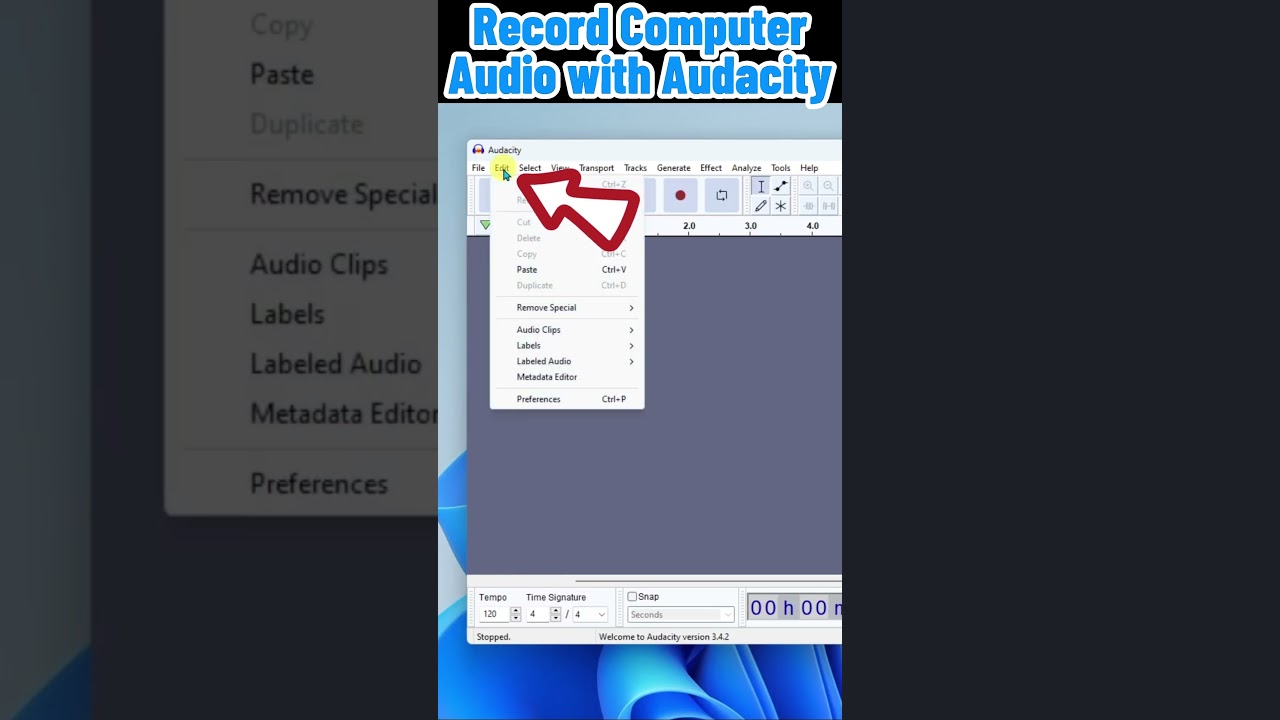Quick Guide: Record Computer Audio with Audacity 🎧
