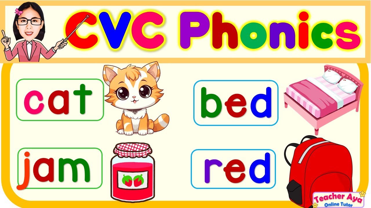 CVC Phonics Practice for Kids 📚