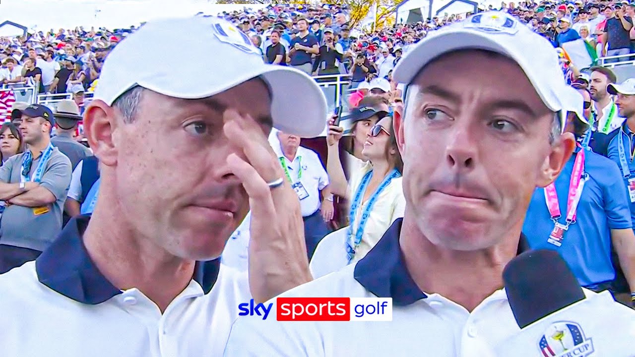 Rory McIlroy's Excited Reaction to Europe's Ryder Cup Victory ⛳