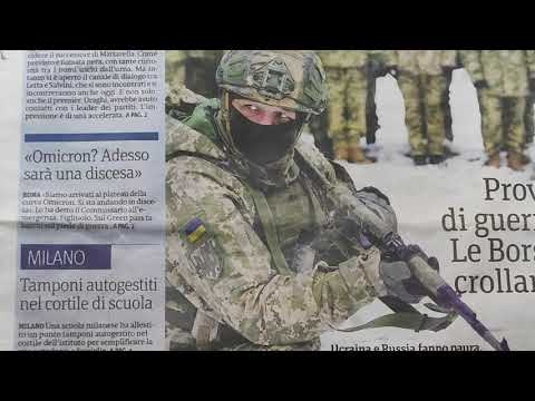 Ситуация в Италии. Конфликт России и Украины на первой странице итальянских газет! Главные события