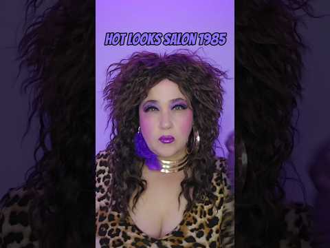 Hot Looks Salon 1985! #80s #80saesthetic #hotlookssalon #charactercomedy #hairstylist #makeover