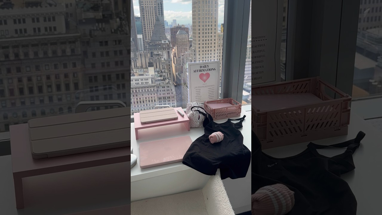 My Morning Routine Living in NYC 🌸✨ | Skincare & Aesthetic Vibes