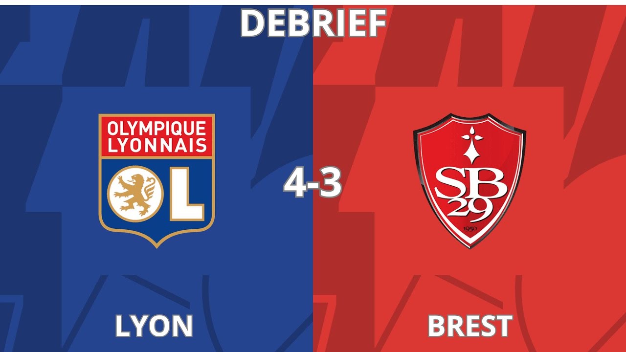 OL vs Brest 4-3 : Analyse d’un Match Légendaire ⚽