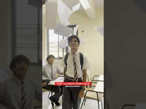 That Exam Hack #shorts #schooldays #school #friends #exam #hack #funny #nostalgia #explore #comedy