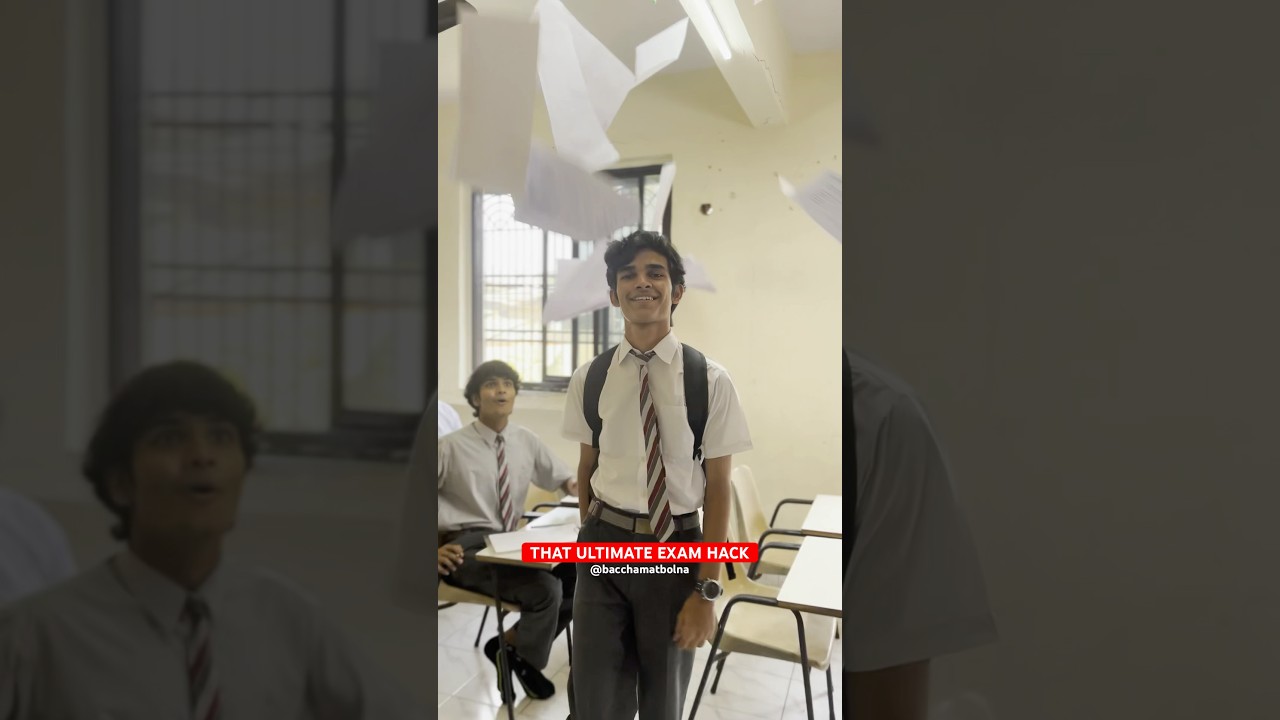 Epic Exam Hack You Need to Try! 😂 #shorts #schooltips