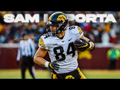 Sam LaPorta Iowa TE Highlights || The Human Tank