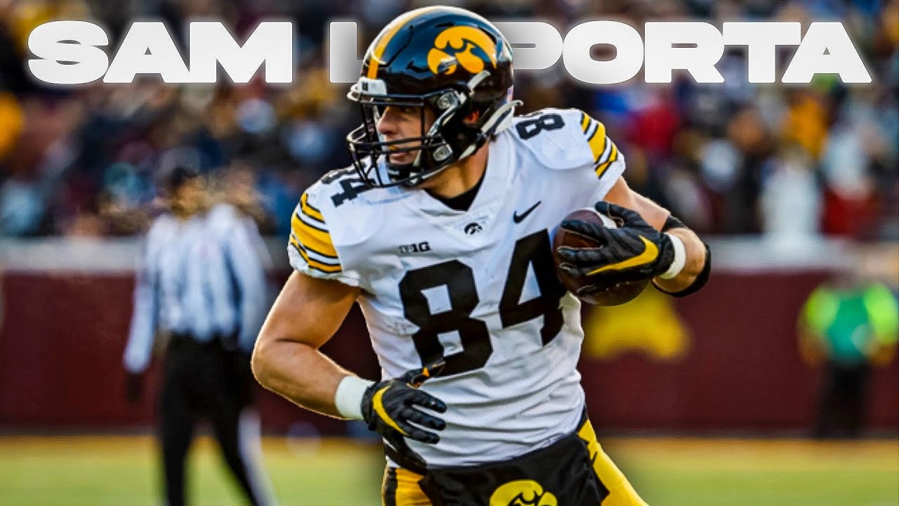Sam LaPorta Highlights: Iowa's Human Tank in Action 🏈