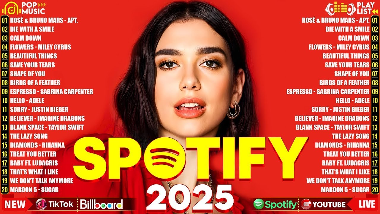 Billboard Pop Songs 2025 Playlist ✨