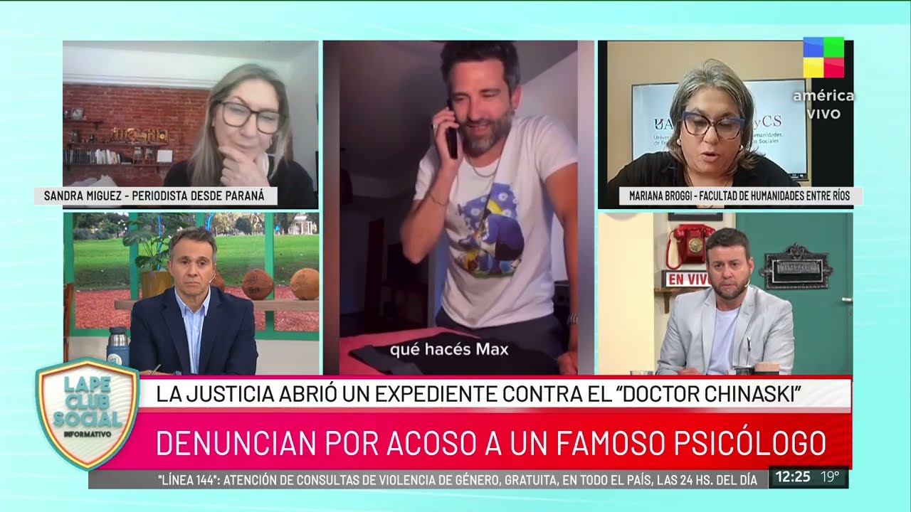 Denuncian acoso contra el psicólogo Dr. Chinaski, Javier Pérez, en Entre Ríos