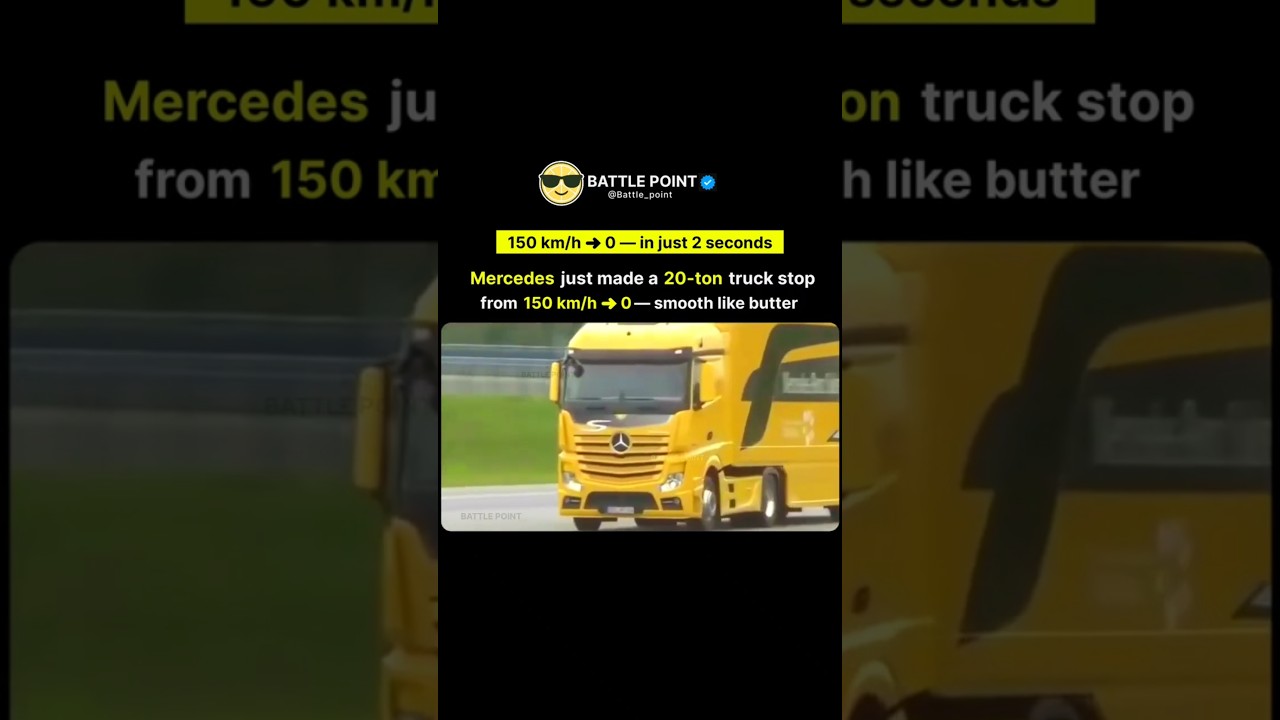 Mercedes-Benz Actros: Self-Stop Advanced Braking 🚛