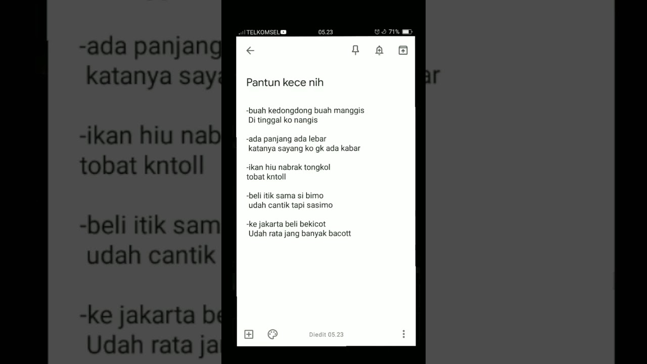 Pantun Kece Abis! π Bikin Ketawa Terus #Viral