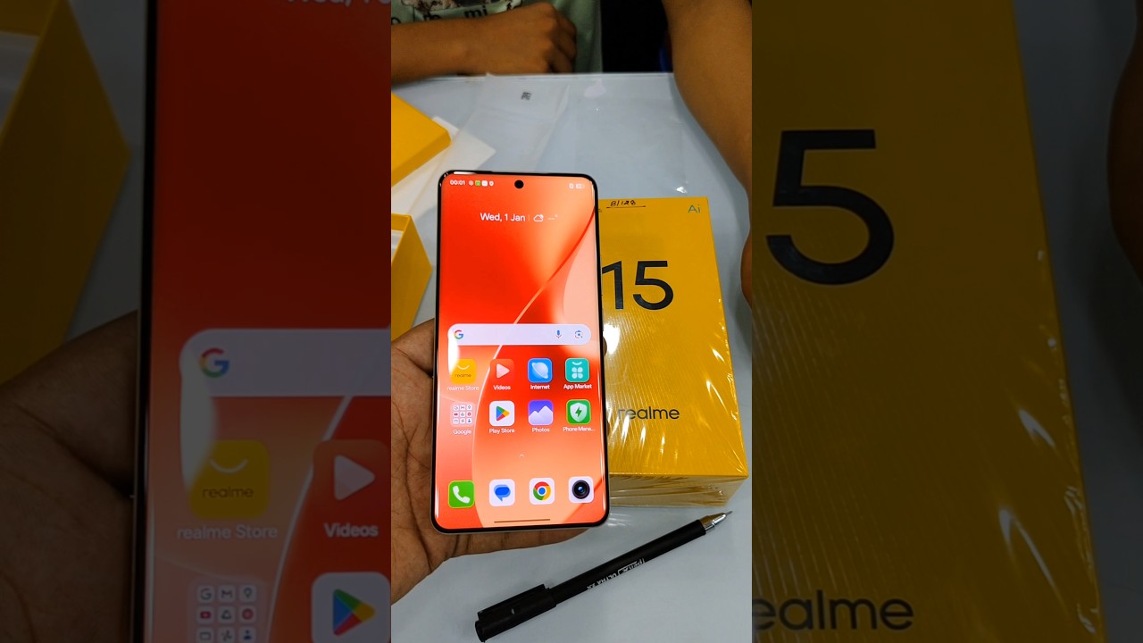 Realme 15 5g unboxing by customer⚡first look first impression & review