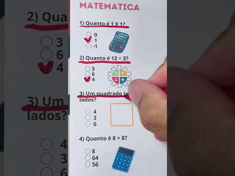 Desafio você acertar essas perguntas de matemática. #quiz #matematica #escola #perguntaserespostas