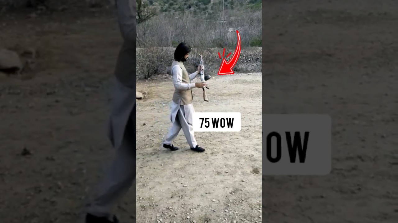 Ak47 Kalashnikov 75 Model Testing 🔫 | Trending YouTube Shorts