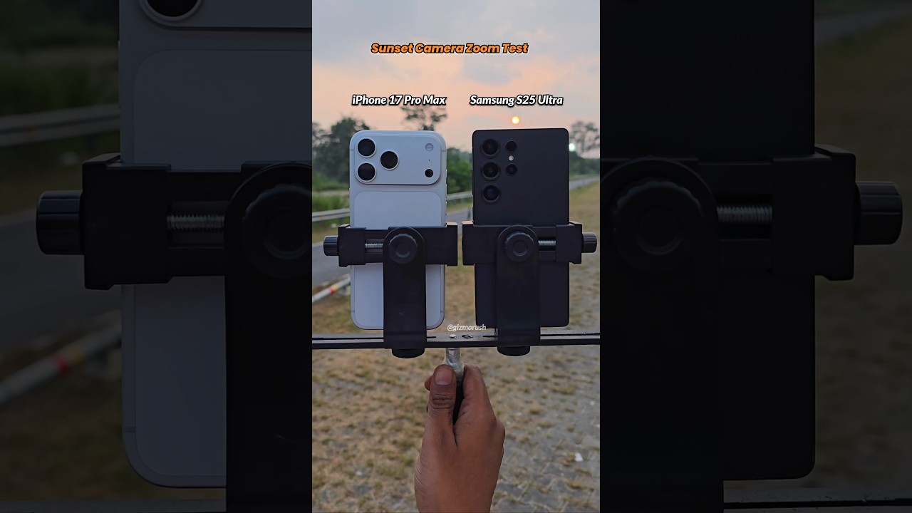 Galaxy S25 Ultra vs iPhone 17 Pro Max Zoom Test 🌞