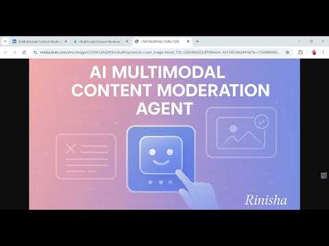 AI Content Moderation Agent Overview 🚀 | Google Gen AI Capstone Project 2025Q1