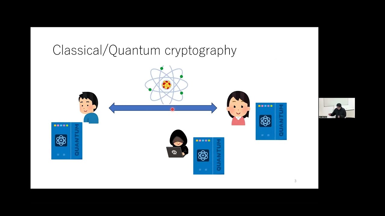 Quantum Cryptography Without One-Way Functions: A Seminar by Tomoyuki Morimae