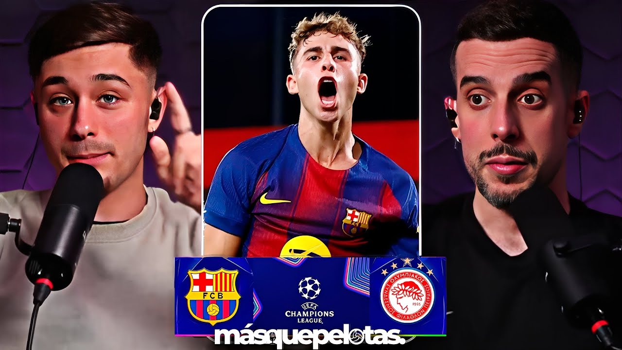 ¡En Vivo! Barça vs Olympiakos - Narración en Español ⚽