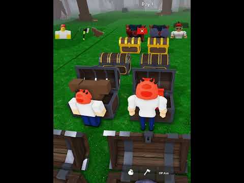 Dino kid Vs Dino Bro Chest Battle in 99 Night in the forest😂😭#roblox #99nightintheforest #usa