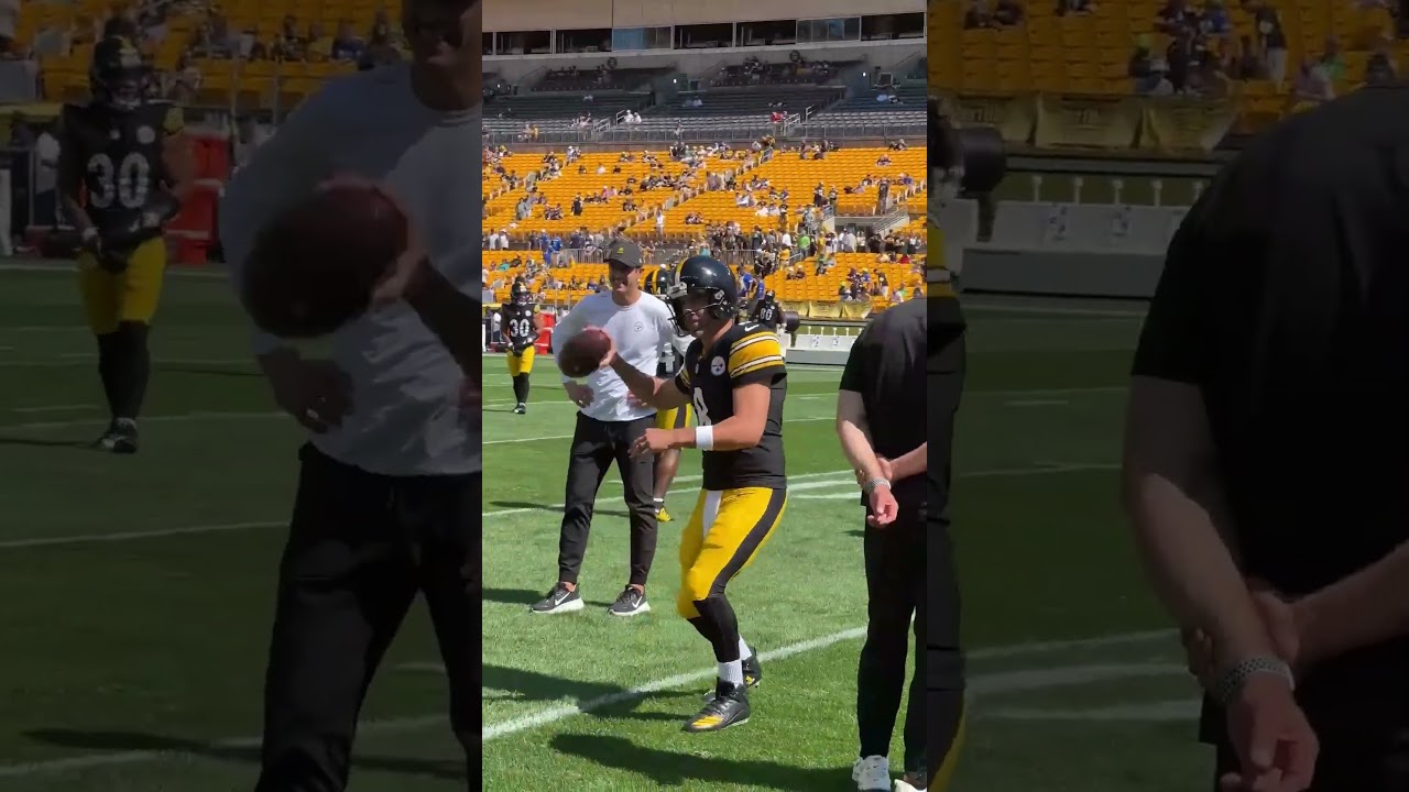 Aaron Rodgers Enjoys Catch with Young Steelers Fan 🏈