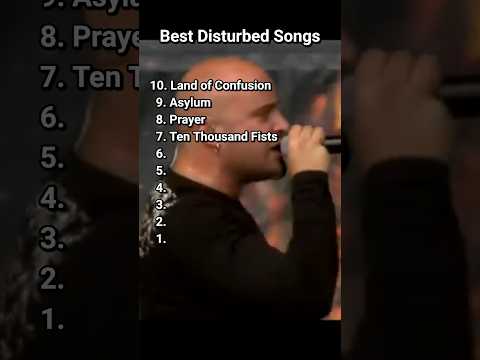 Top 10 Best Disturbed Songs #disturbed #top10 #bestsongs #bestmusic