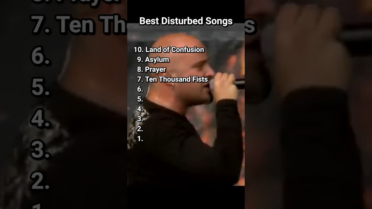 Top 10 🔥 Top 10 Must-Listen Disturbed Songs of All Time