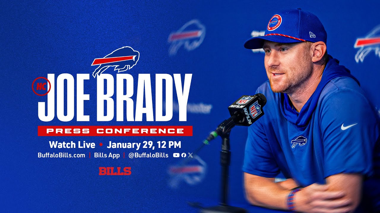 Live: Joe Brady Introduced as Bills Head Coach 🏈