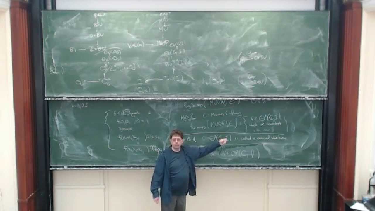 Charles Rezk Explores Elliptic Cohomology & Elliptic Curves | Felix Klein Lectures