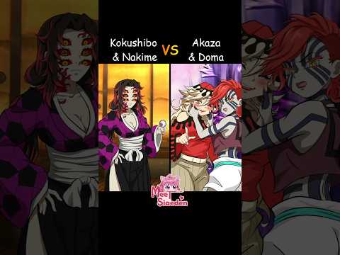 GENDER SWAP♀️🔁♂️ Kokushibo VS Doma & Akaza #KimetsuNoYaiba 性別交換 #DemonSlayer