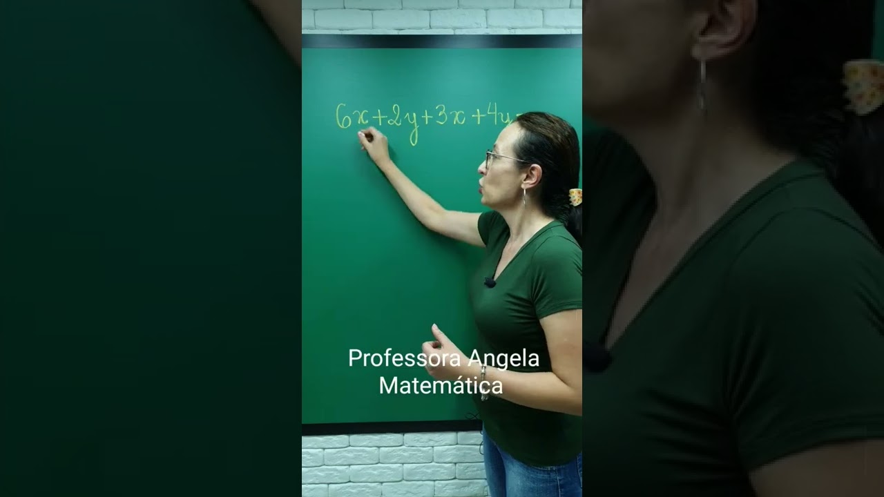 Soma de Letras em Expressões Algébricas - Professora Angela Matemática