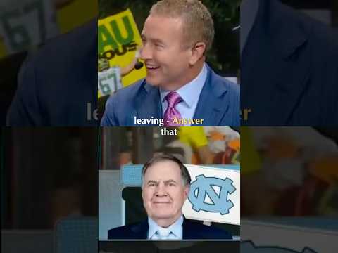 Bill Belichick Calls Kirk Herbstreit Live during the middle of a Segment.
