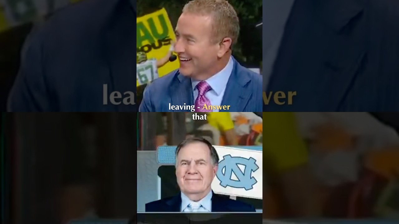 Bill Belichick Surprises Kirk Herbstreit Live During Segment ๐๏ธ