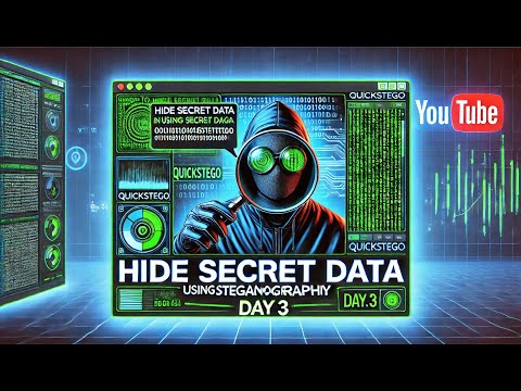 How to Hide Secret Data in Images Using QuickStego | Steganography Tutorial for Beginners | Day 3