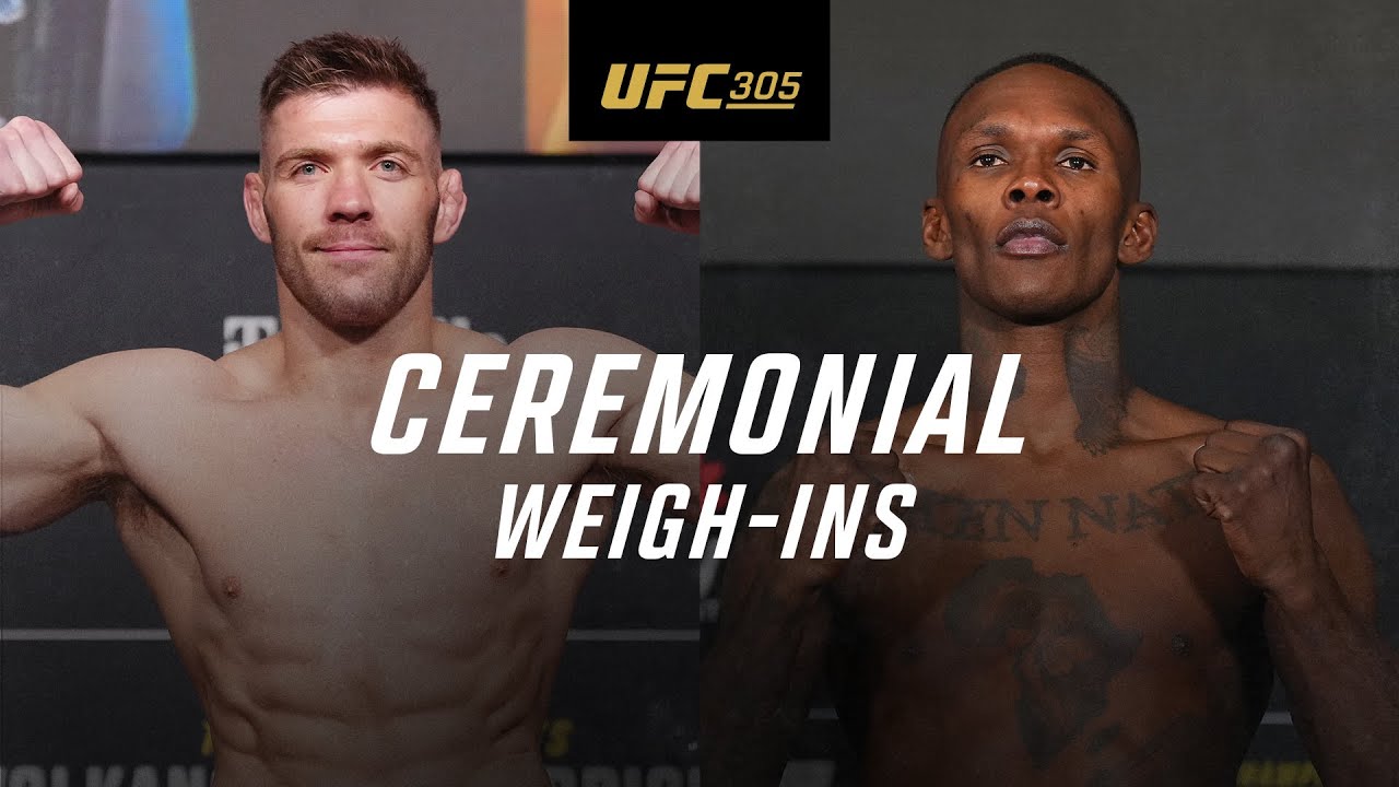 UFC 305: Ceremonial Weigh-In Live 🎥