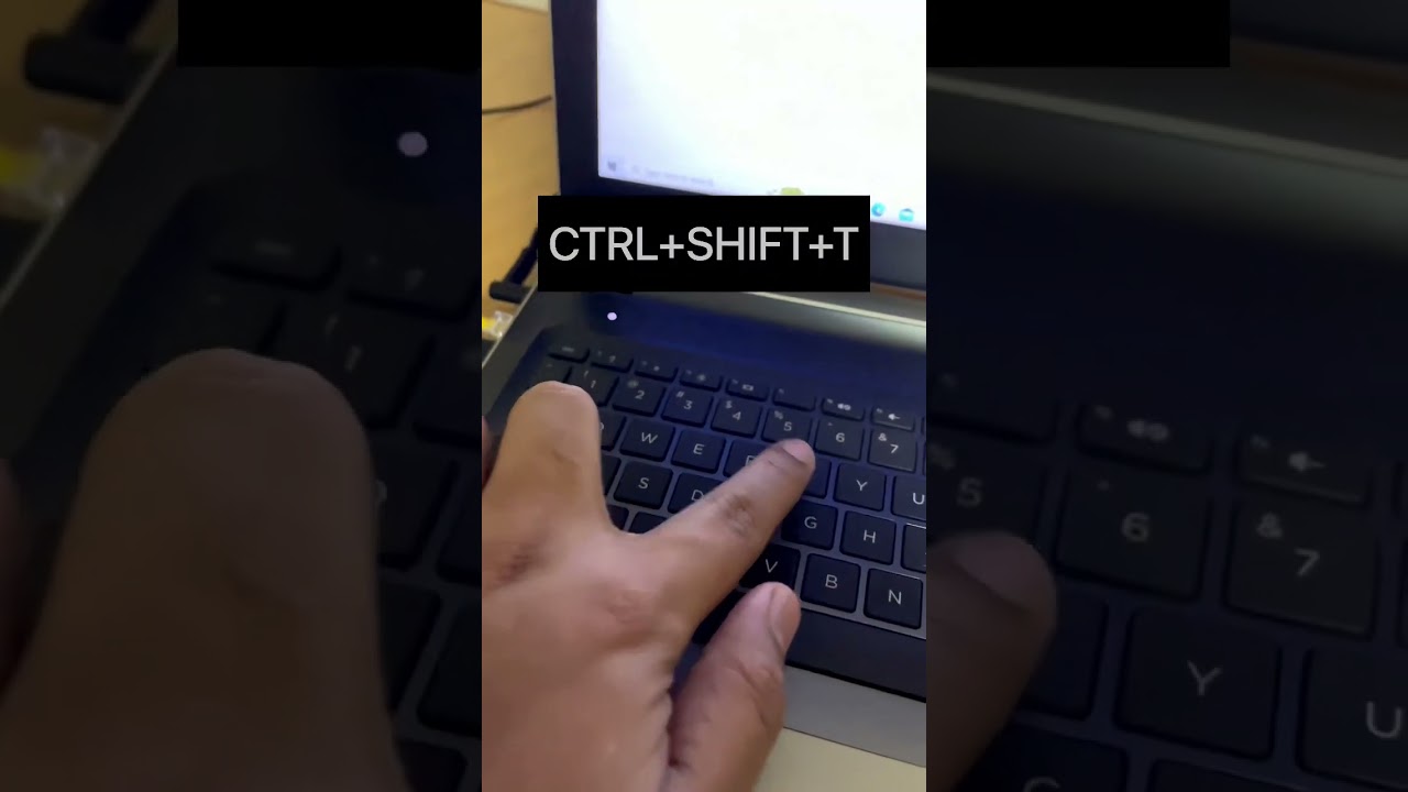 Restore Closed Tab in Chrome with Shortcut π