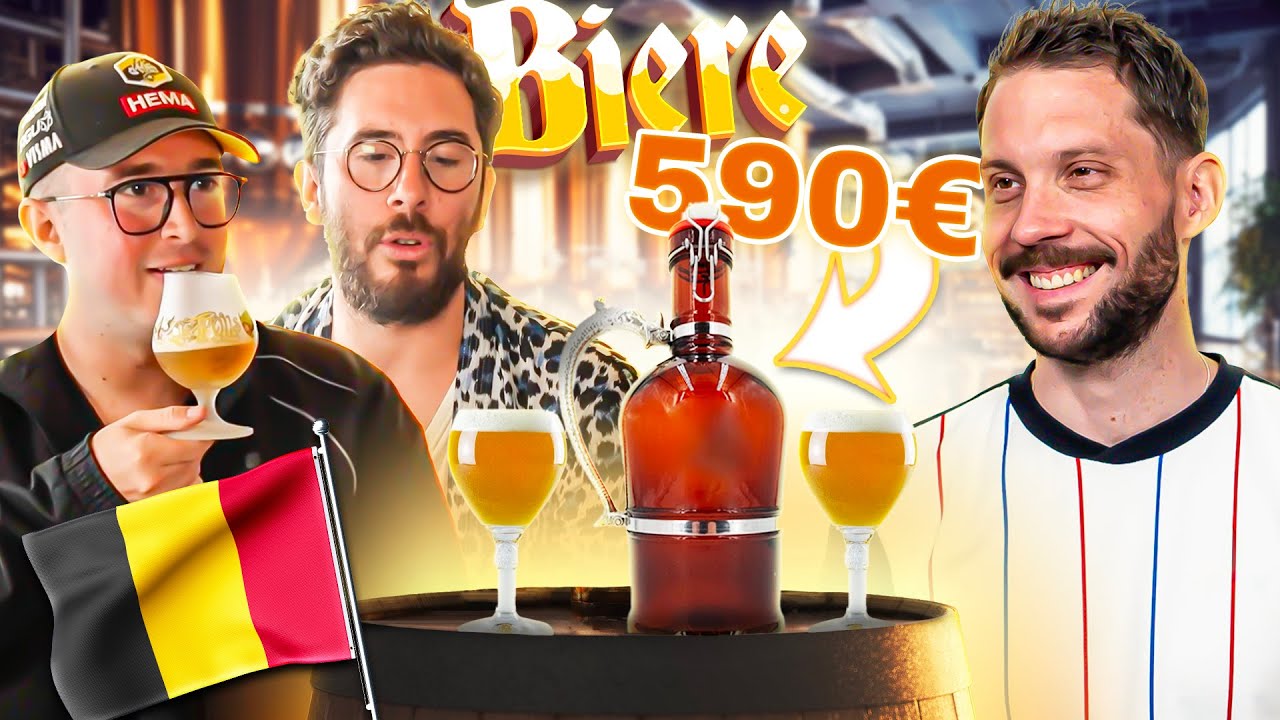 Dégustation d'une bière à 590€ avec Jimmy Labeeu et Kemar en Belgique