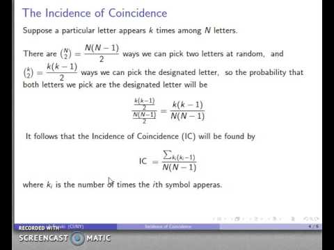 Understanding the Incidence of Coincidence
