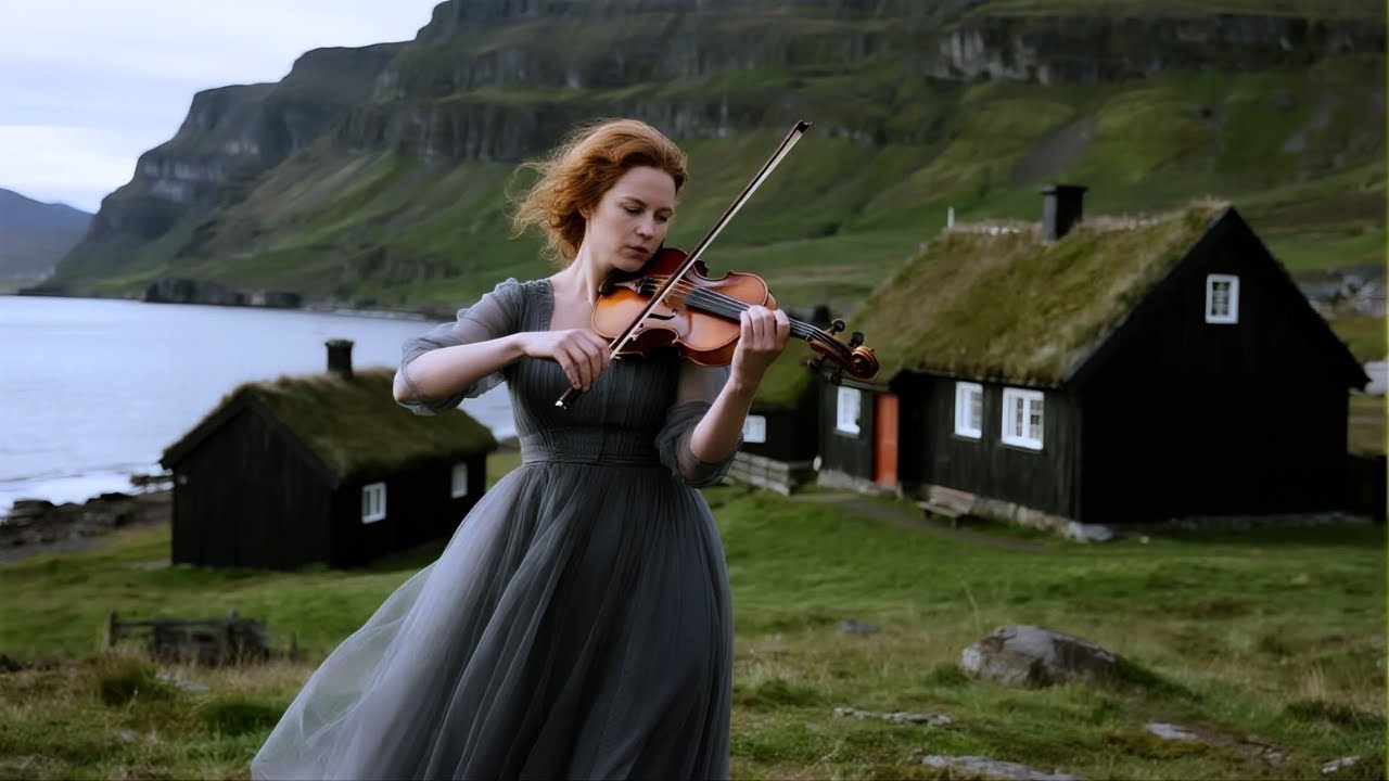 Emotional & Cinematic Music of the Faroes 4K | Relaxing Piano & Violin for Deep Sleep and Stress Relief