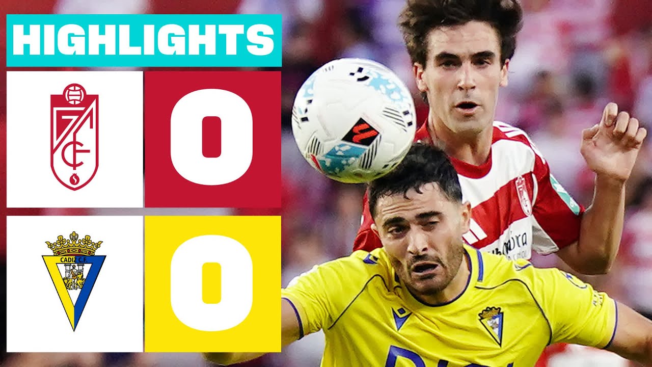 Granada CF y Cádiz CF Empatan Sin Goles en un Emocionante Derbi Andaluz ⚽