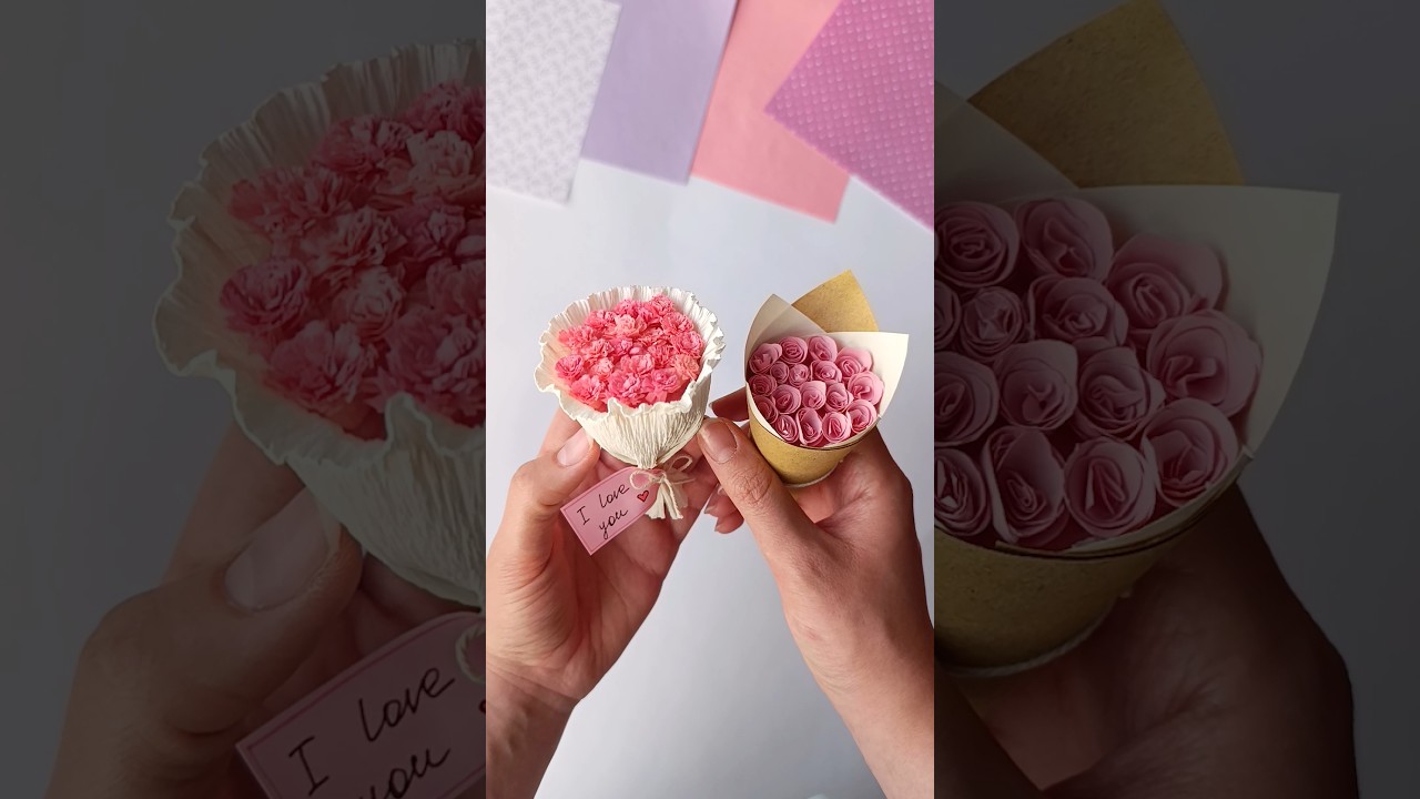 DIY Mini Paper Flower Bouquet ๐ธ